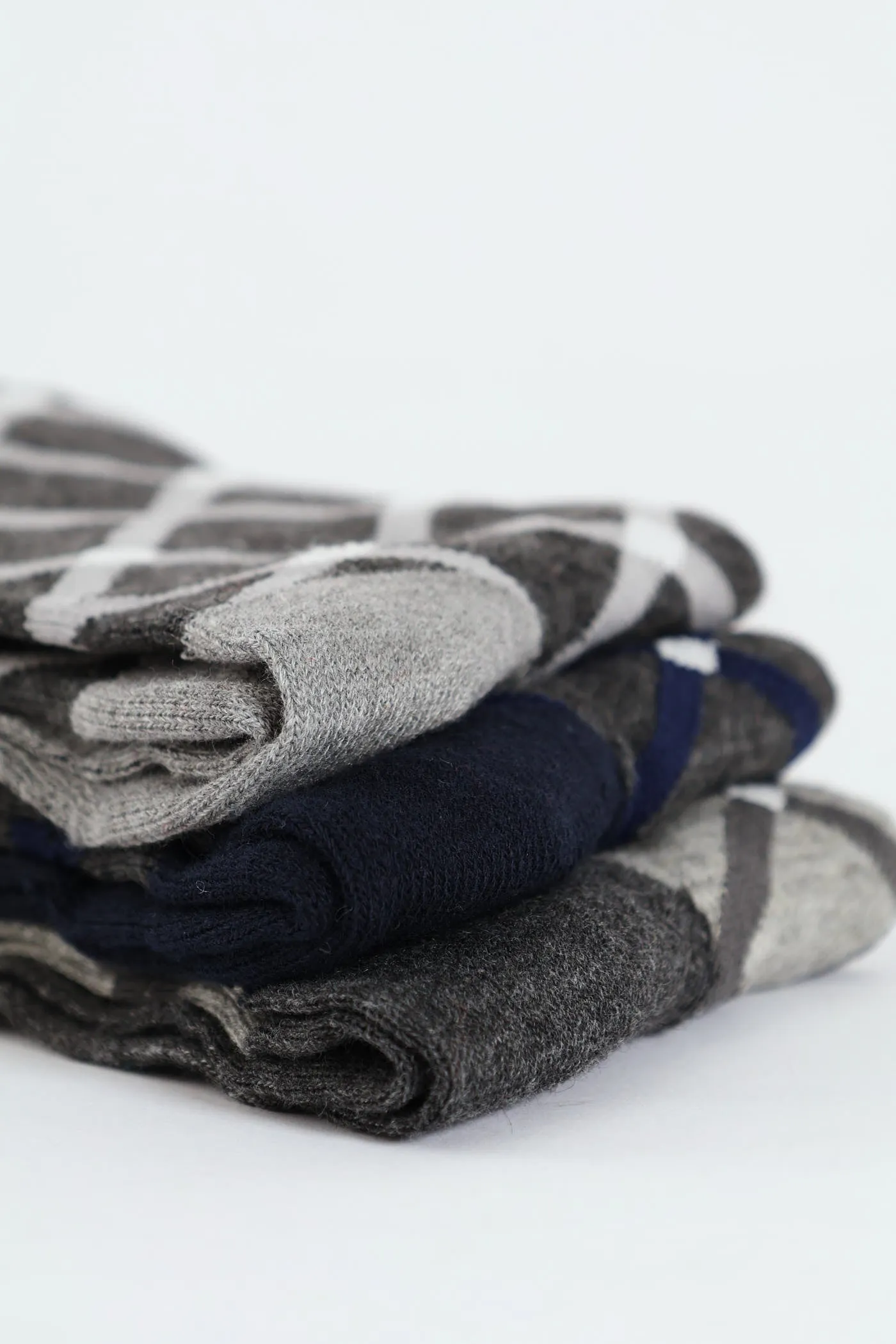 3 Pack Anklet Socks - Grey/Navy/Charcoal