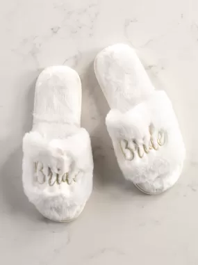 33-28-011IV Shiraleah Bride Slippers, Ivory