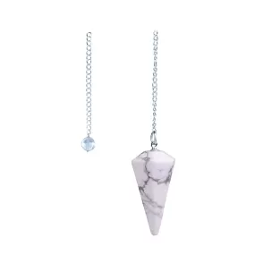 6 sided Pendulum - Howlite