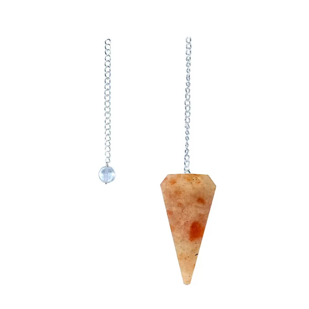 6 sided Pendulum - Sunstone