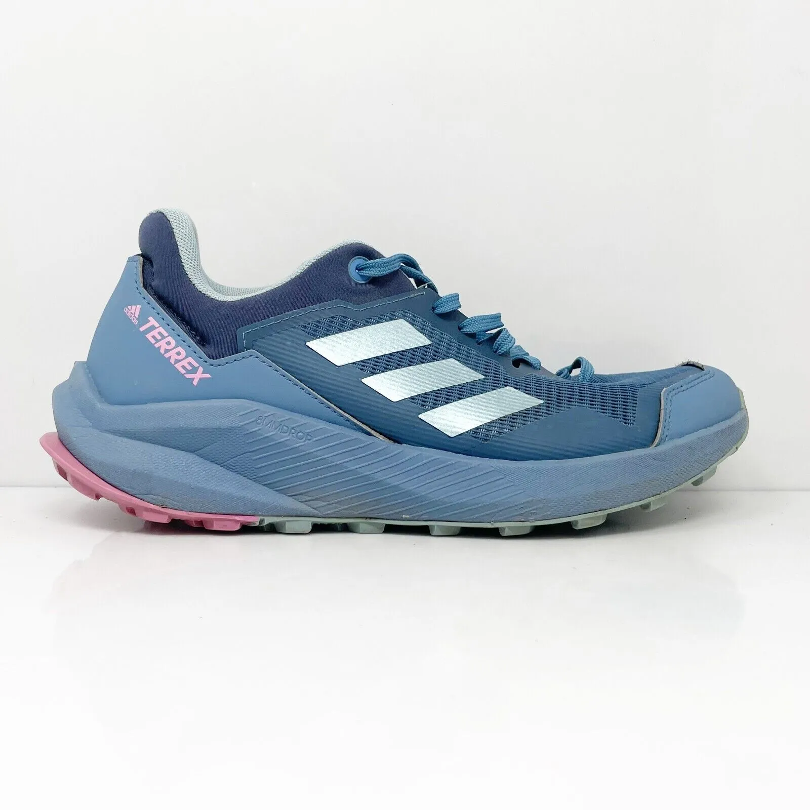 Adidas Womens Terrex Trailrider GW5554 Blue Hiking Shoes Sneakers Size 8.5