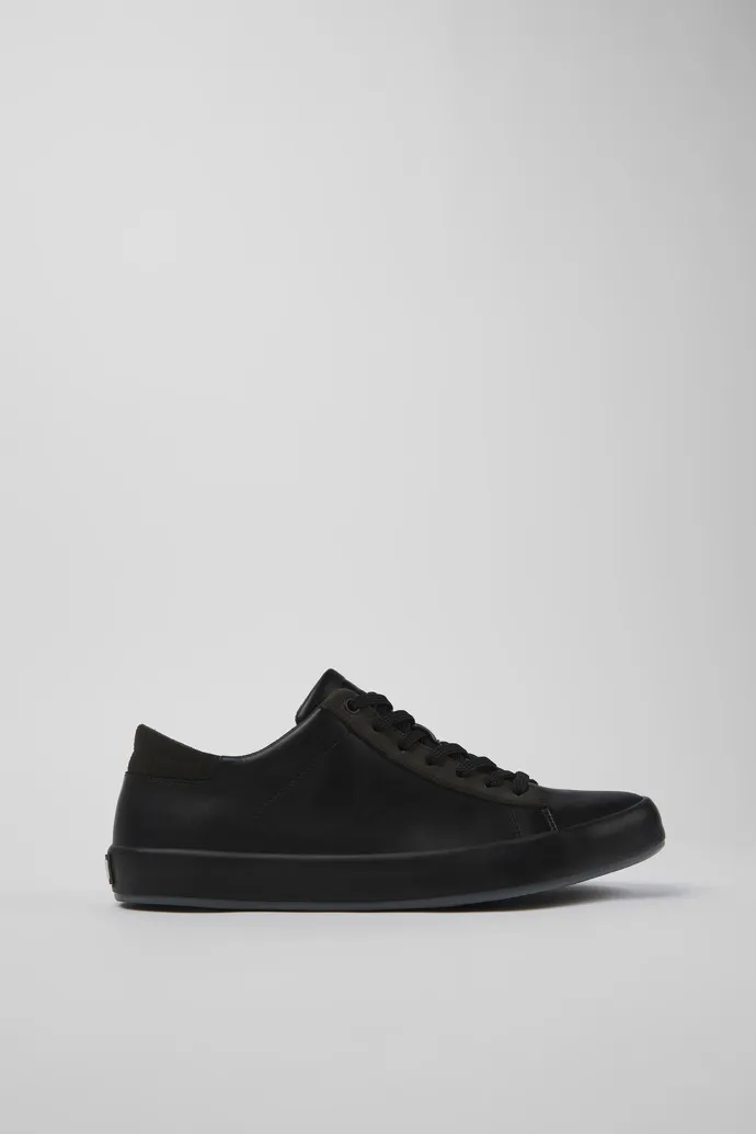 Andratx Black Leather/Nubuck Sneaker for Men