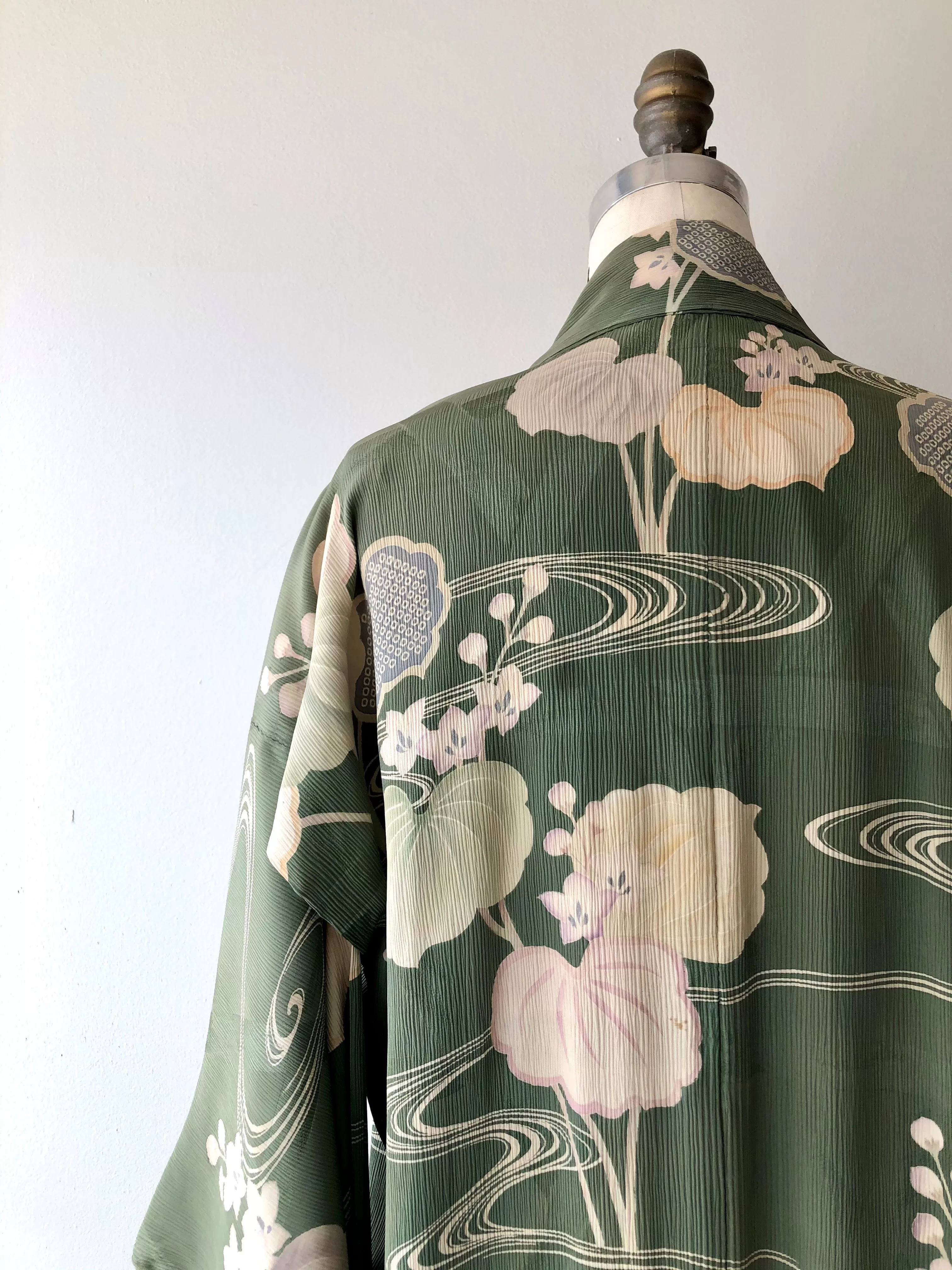 Antique 1920s silk kimono wrapper