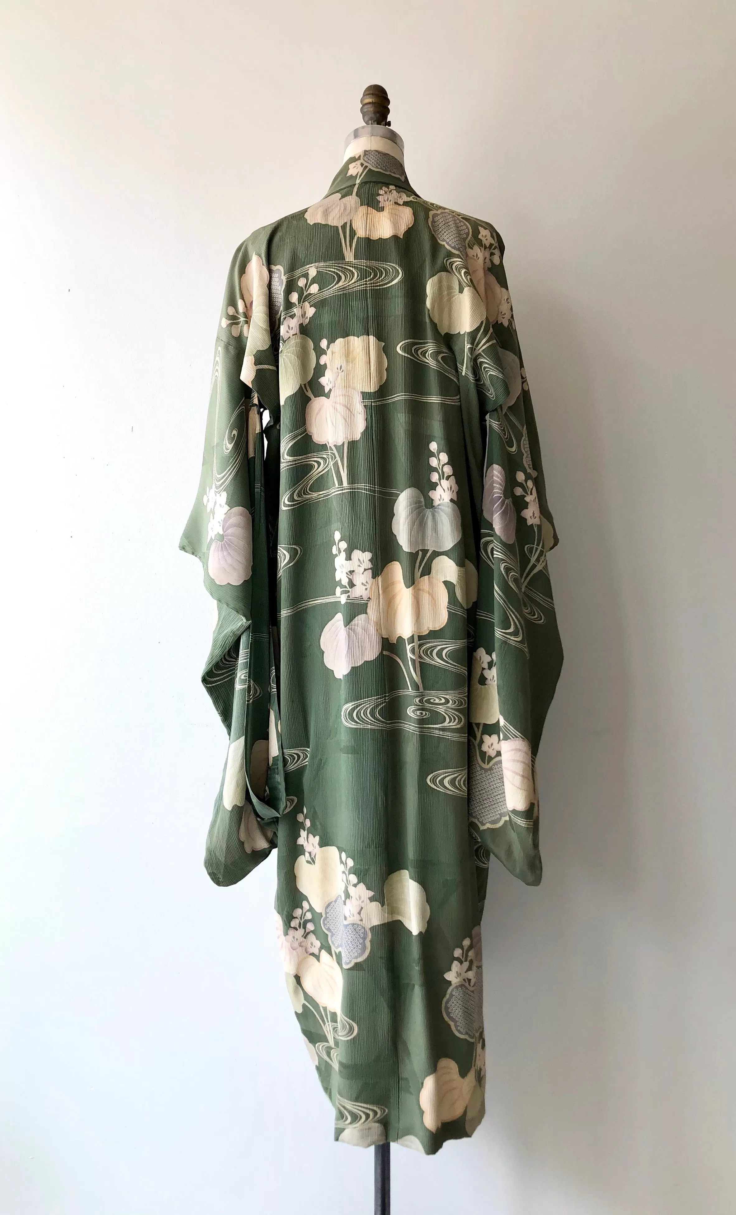 Antique 1920s silk kimono wrapper