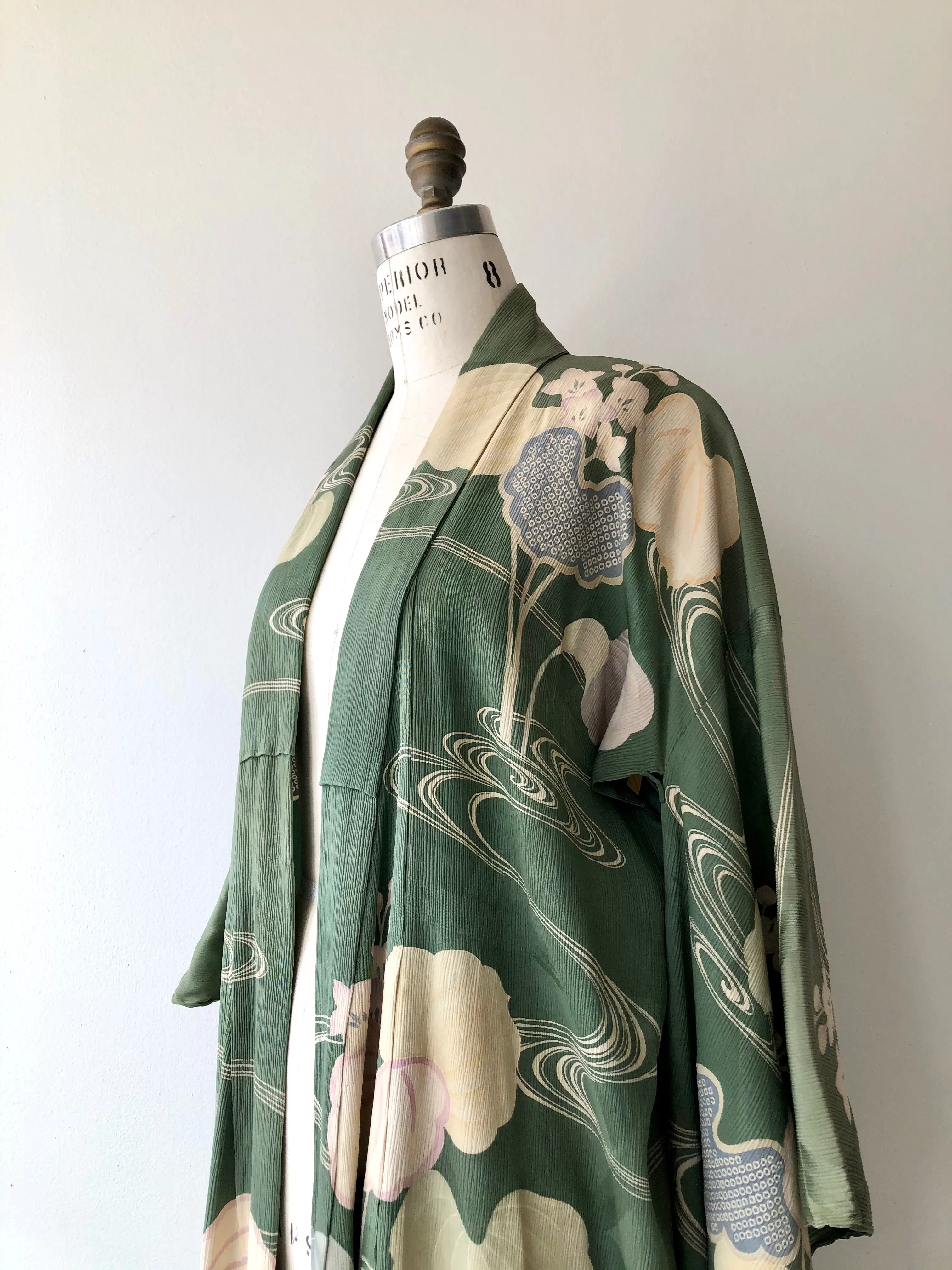 Antique 1920s silk kimono wrapper