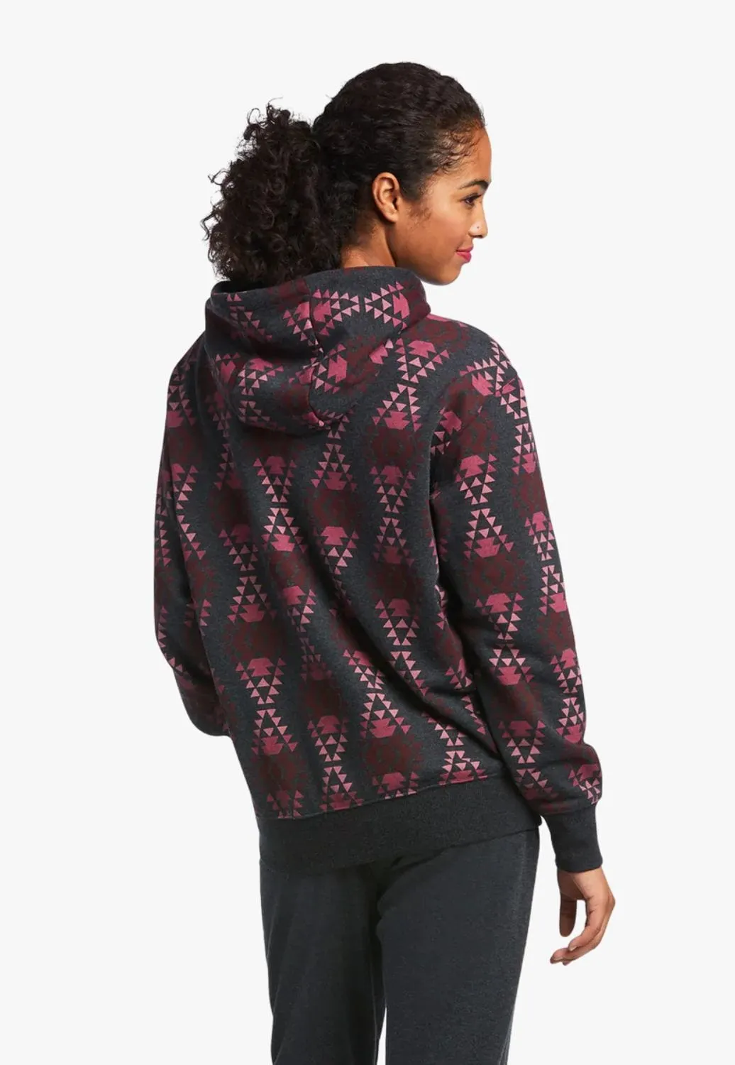 Ariat Womens REAL Diamondback Printed Hoodie