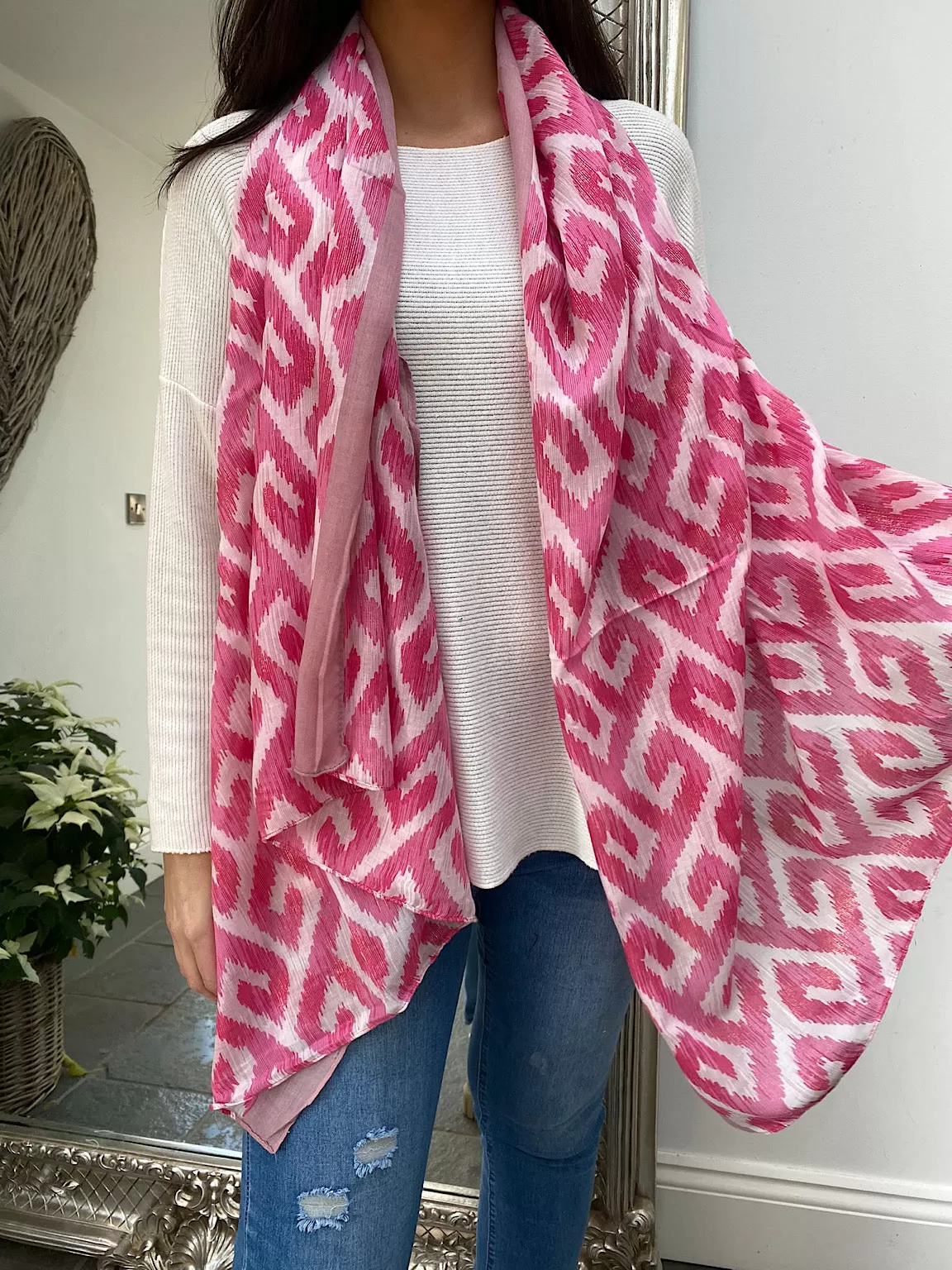 Aztec Zig Zag Scarf