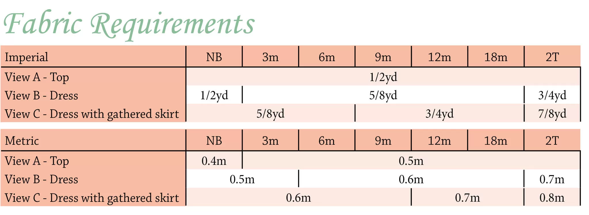 Baby Desert Breeze PDF Pattern NB-2T