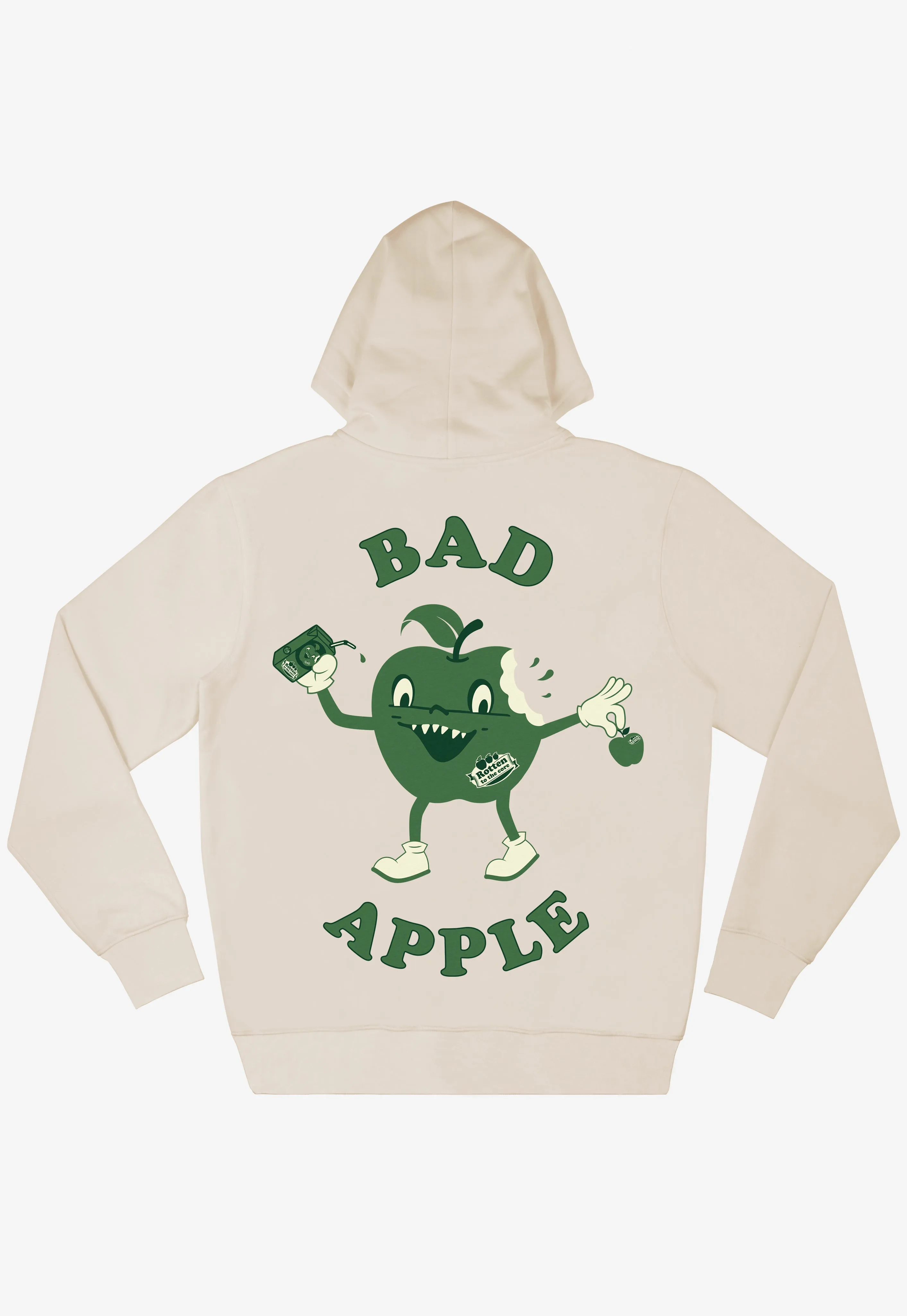 Bad Apple Graphic Hoodie In Vanilla