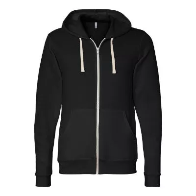 Bella + Canvas Unisex Triblend Sponge Fleece Full-Zip Hoodie