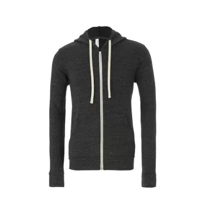 Bella + Canvas Unisex Triblend Sponge Fleece Full-Zip Hoodie