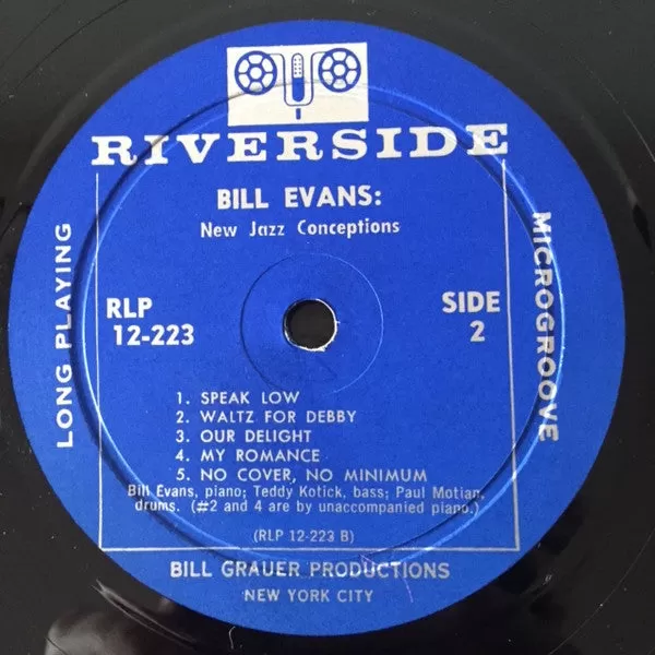 Bill Evans ~ New Jazz Conceptions