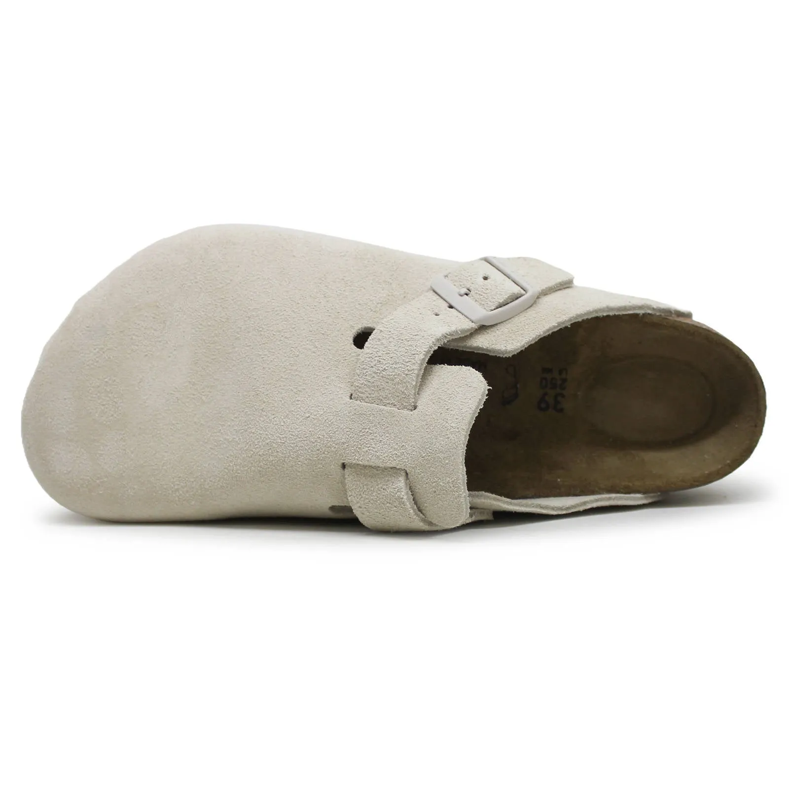 Birkenstock Unisex Sandals Boston BS Casual Slip-On Buckle Clogs Suede - UK 4.5