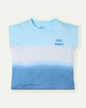 Blue Dip Dye T-Shirt