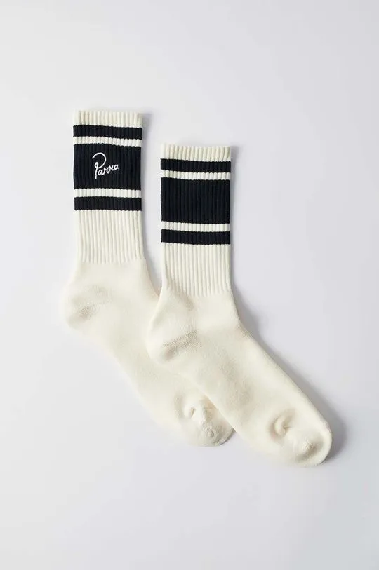 by Parra socks Crew Socks white color 52280