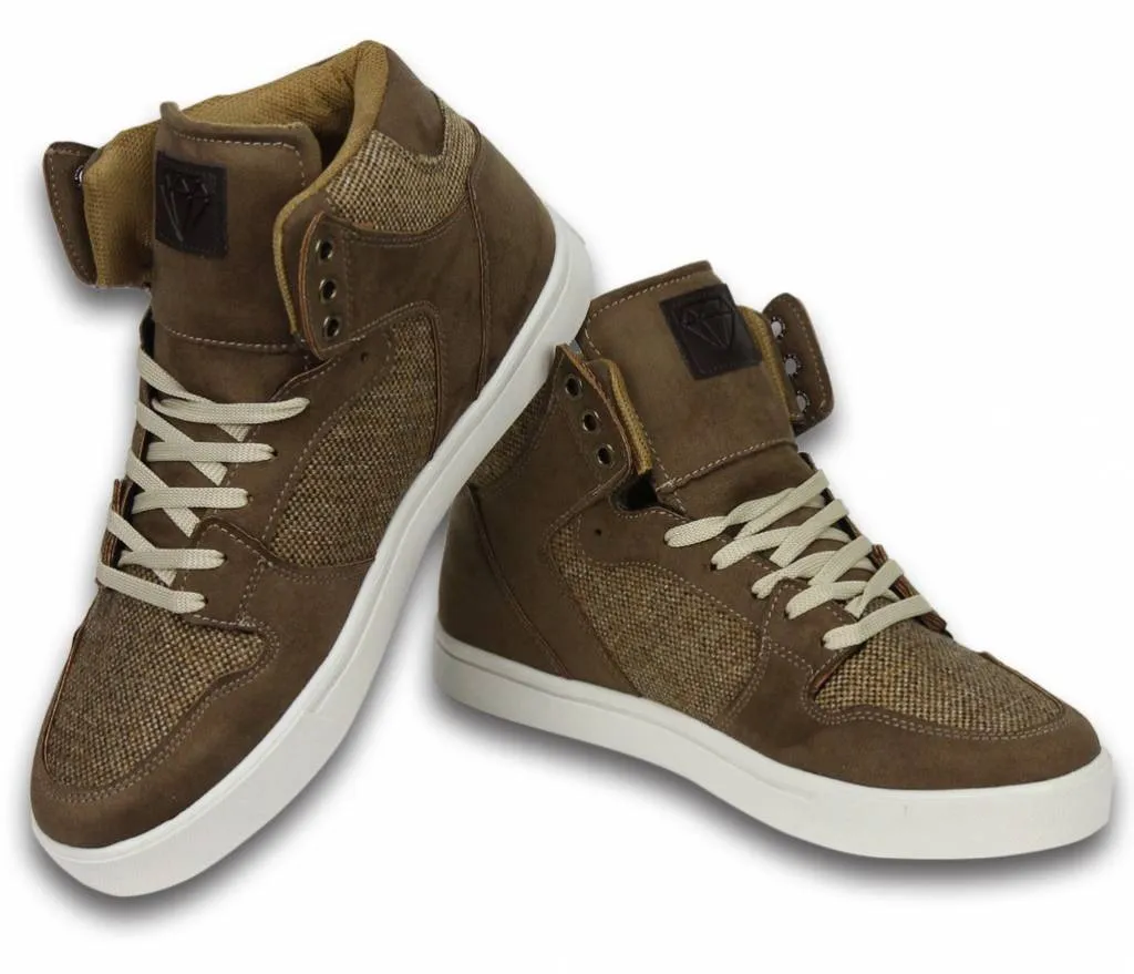 Cash Money Men Shoes -  Sneaker High - Riff Taupe