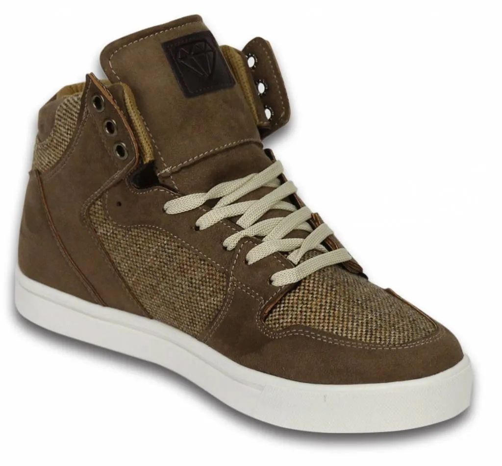 Cash Money Men Shoes -  Sneaker High - Riff Taupe