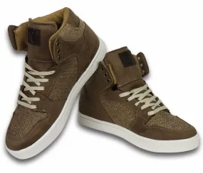 Cash Money Men Shoes -  Sneaker High - Riff Taupe