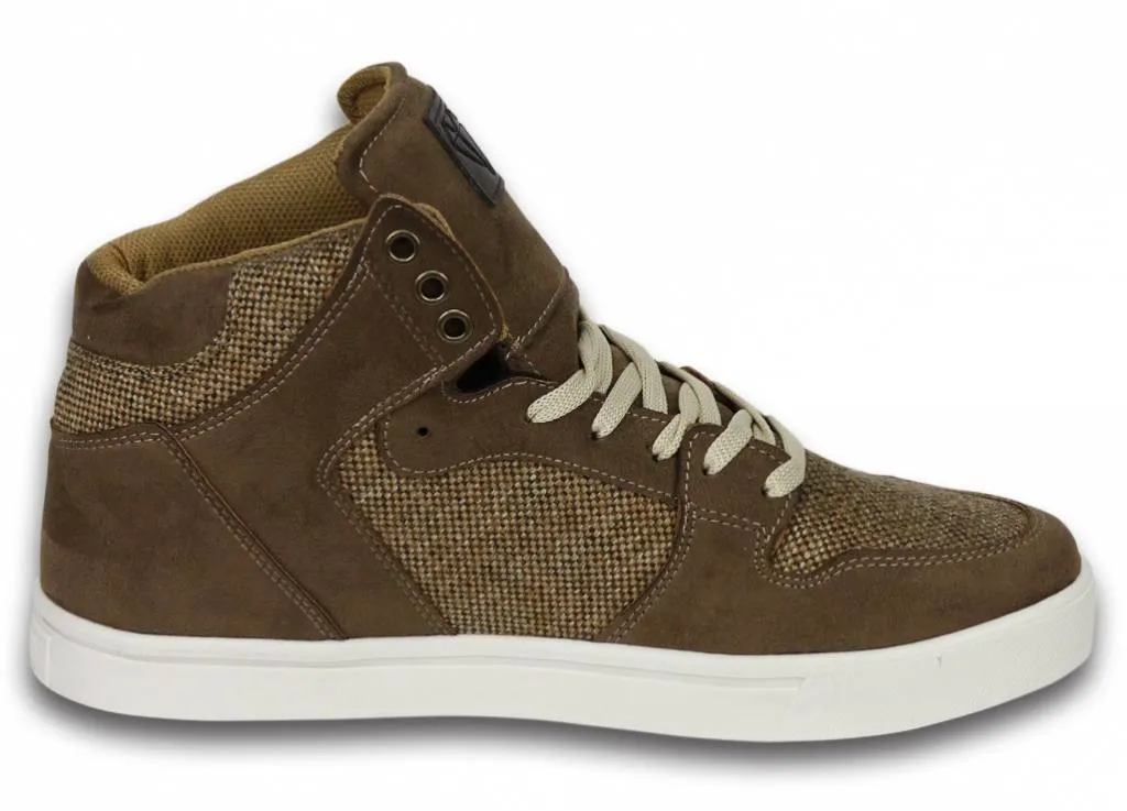 Cash Money Men Shoes -  Sneaker High - Riff Taupe