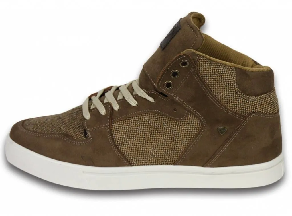 Cash Money Men Shoes -  Sneaker High - Riff Taupe