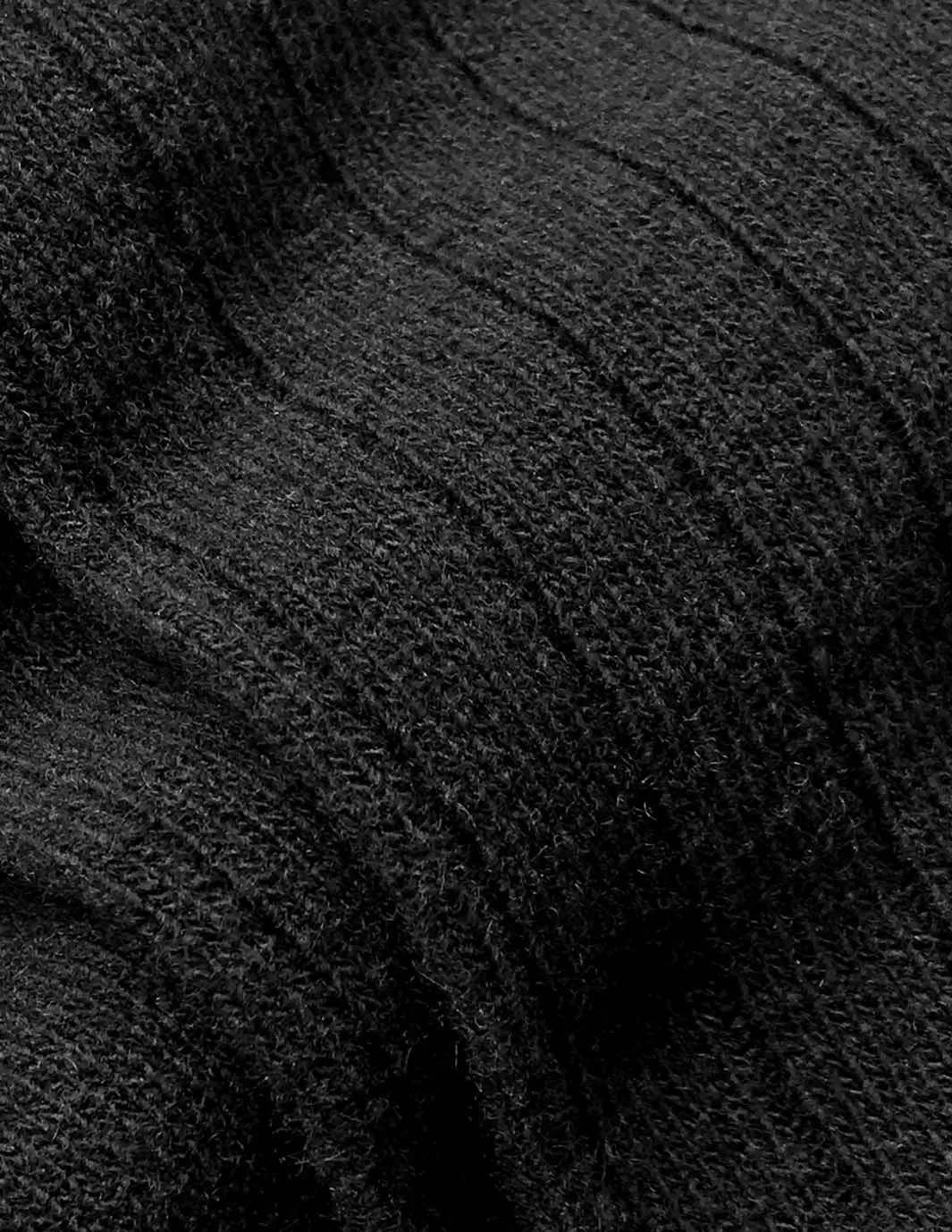 Cashmere & Merino Socks-Black