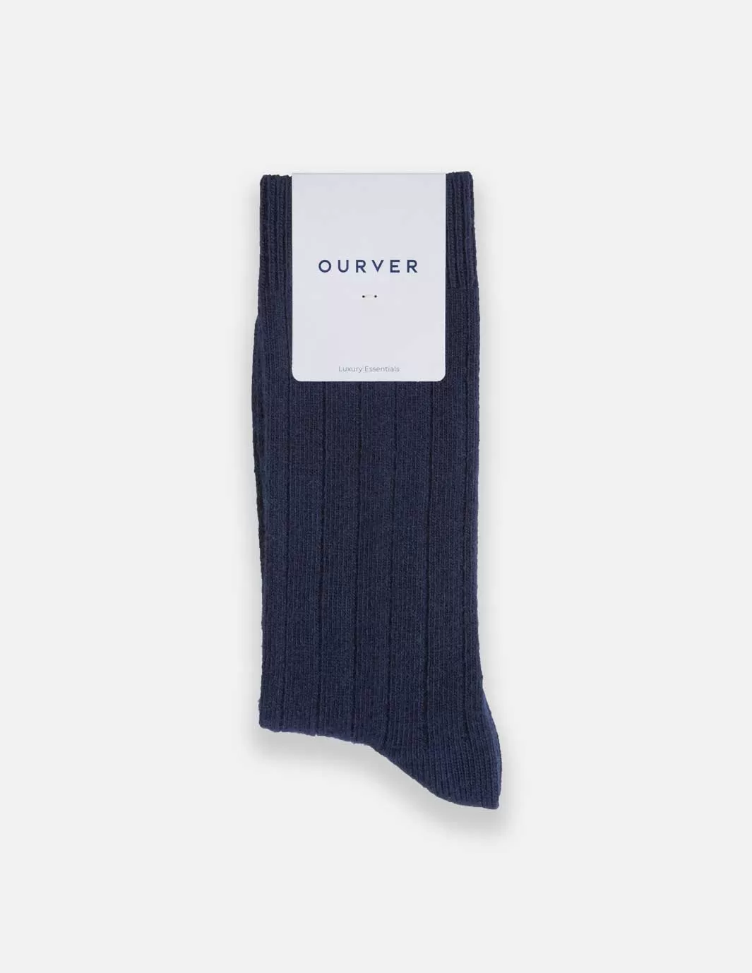 Cashmere & Merino Socks-Navy