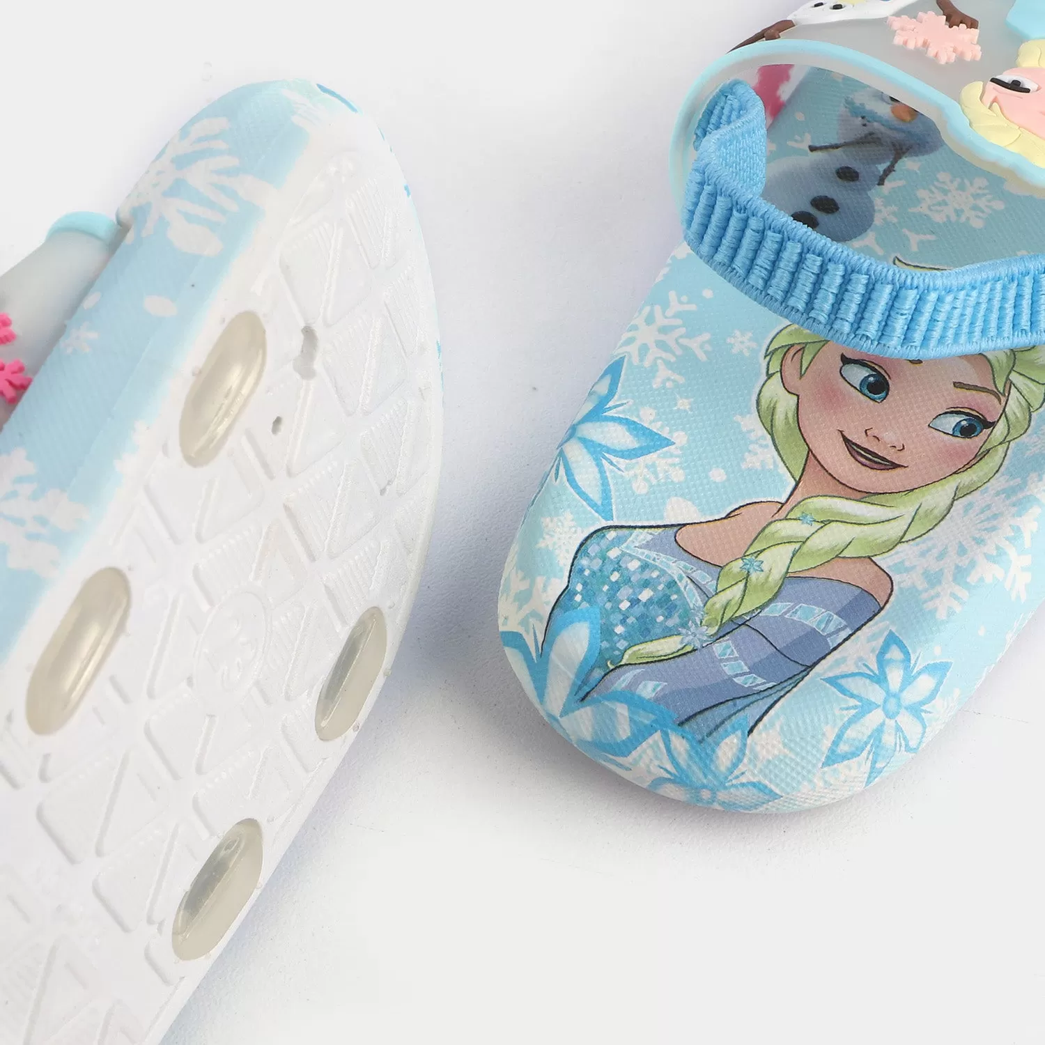 CHARACTER GIRLS SLIPPERS -BLUE