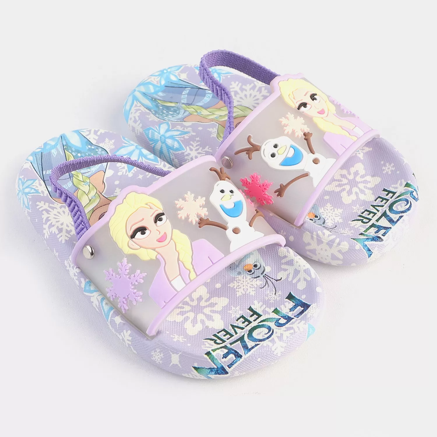 CHARACTER GIRLS SLIPPERS -PURPLE