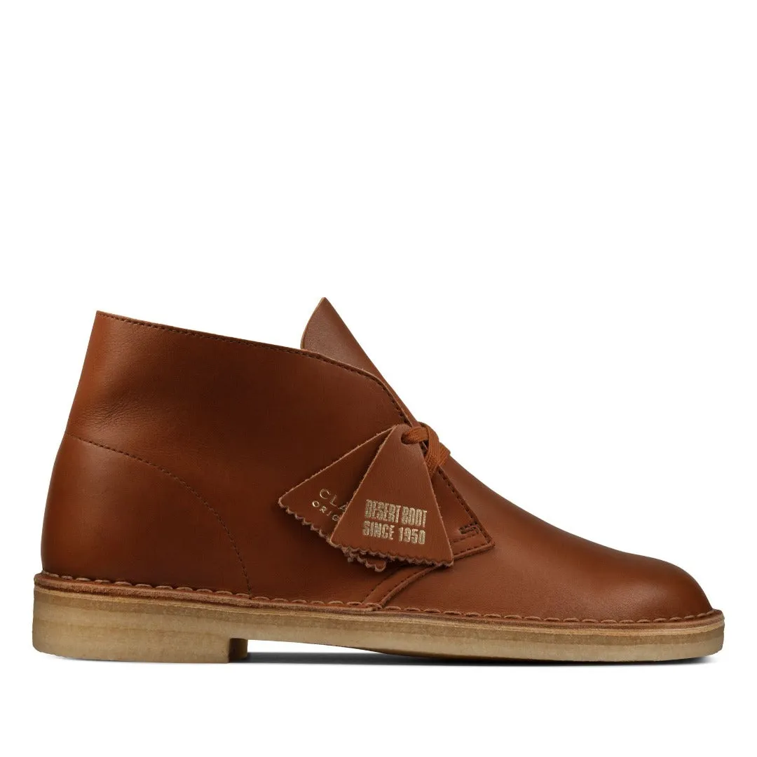 Clark’s DESERT BOOT LEATHER Men’s  DARK TAN LEATHER