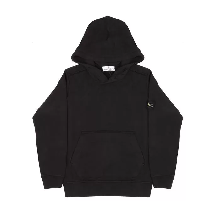 COTTON HOODIE WITH POCKET Kids Black