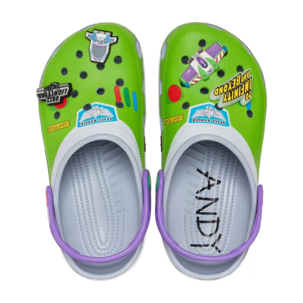 Crocs Kids Toy Story Buzz Lightyear Classic Clog - Blue Grey