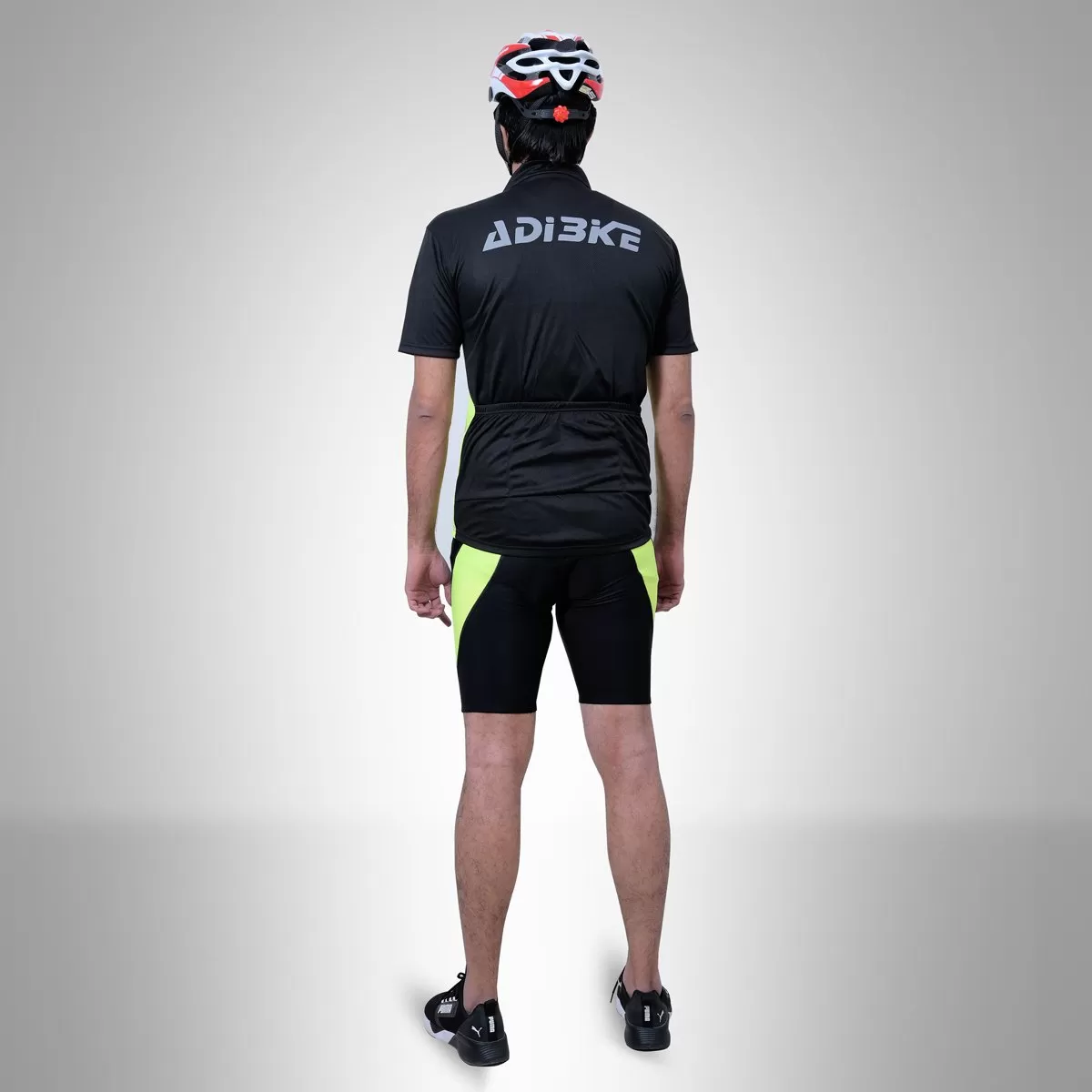 Cycling Kit - Short with Jersey Black/FL