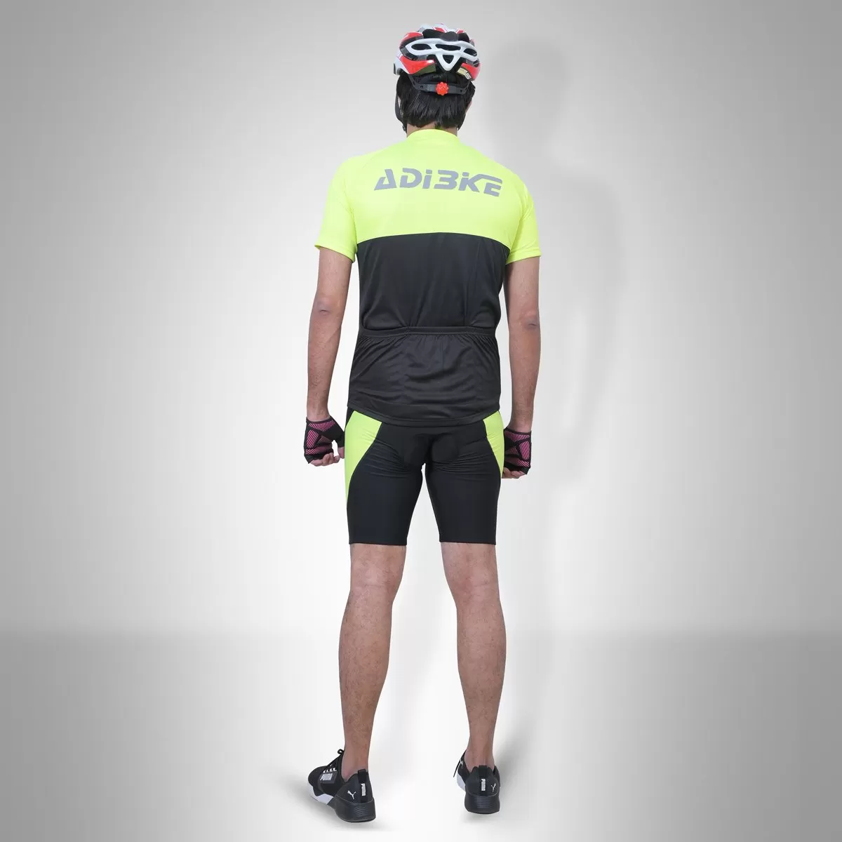 Cycling Kit - Short with Jersey Black/FL