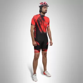 Cycling Kit - Short with Jersey Sublimation Red/Black