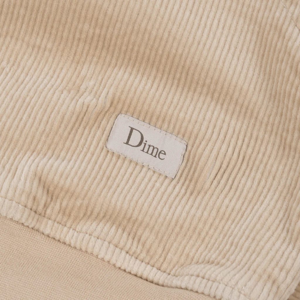 Dime MTL Wave Corduroy Hoodie Beige