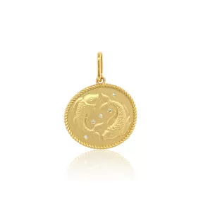 Double Sided Zodiac Charm