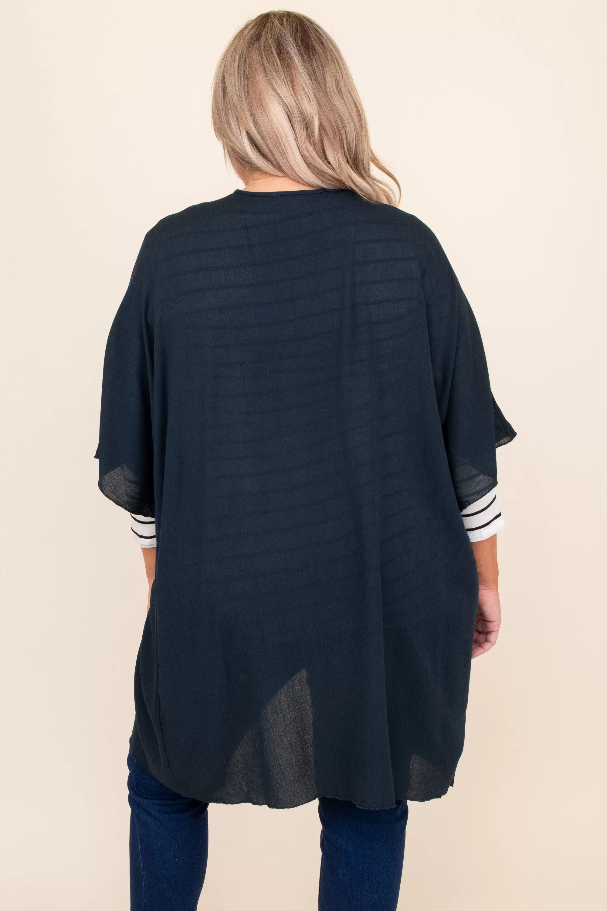 Down On Music Row Kimono, Dark Navy