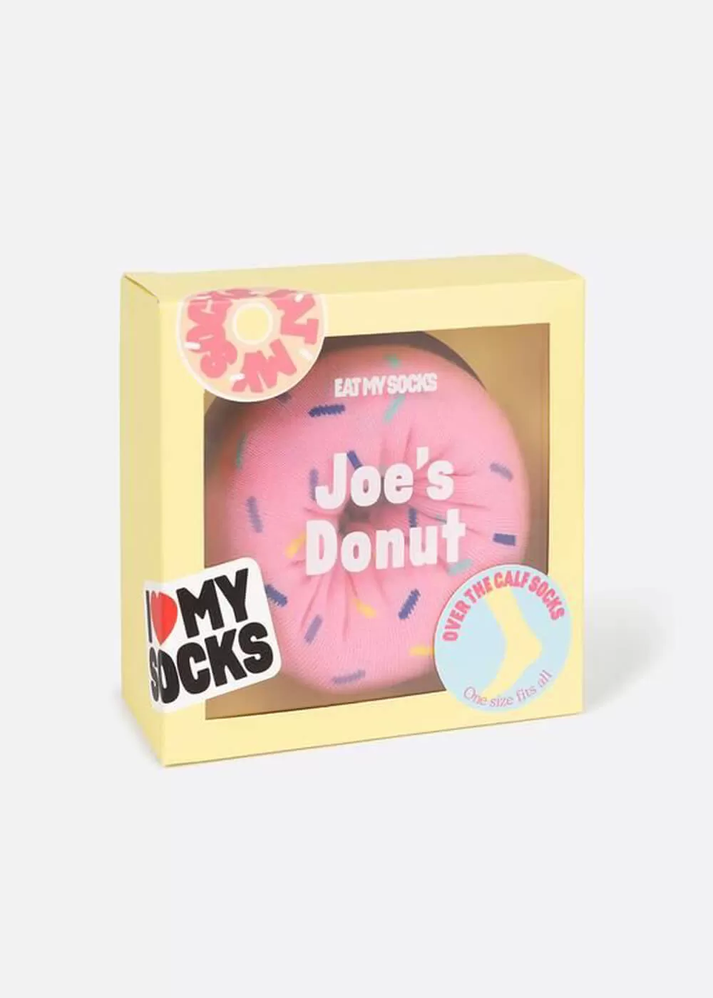 Eat My Socks Joe's Strawberry Donuts Socks