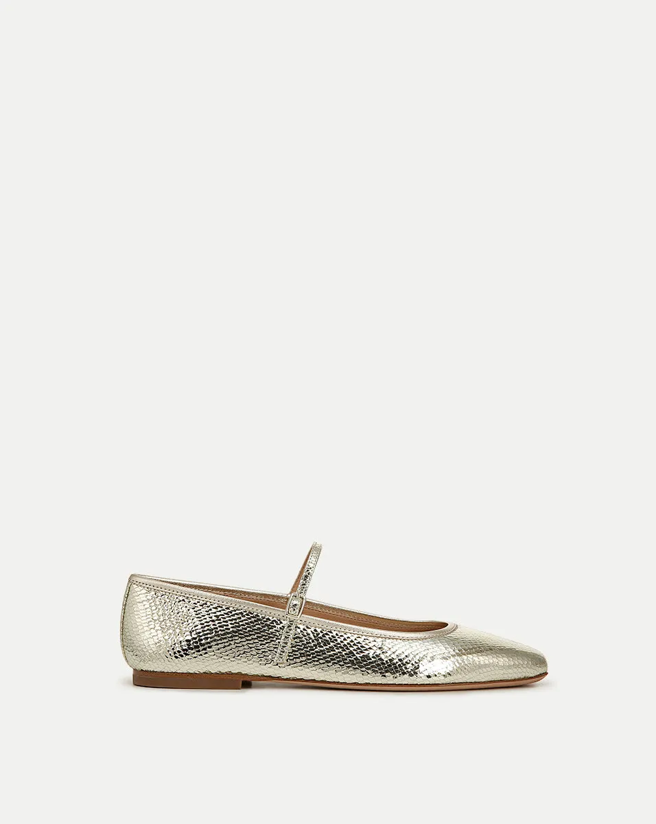 Ellie Metallic Flat