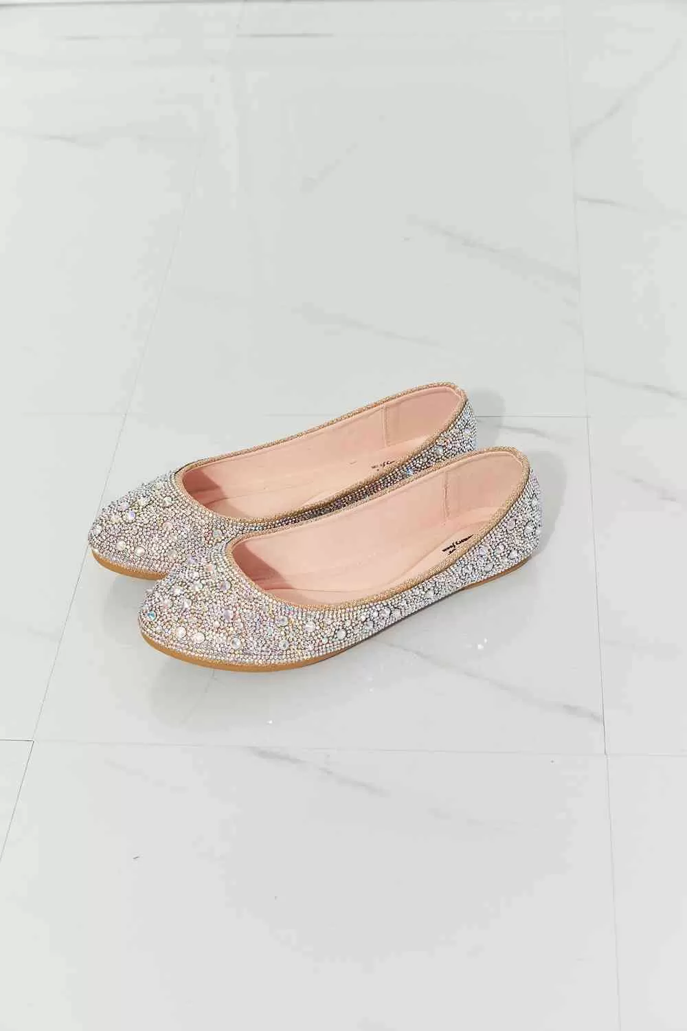 Forever Link Sparkle In Your Step Rhinestone Ballet Flat