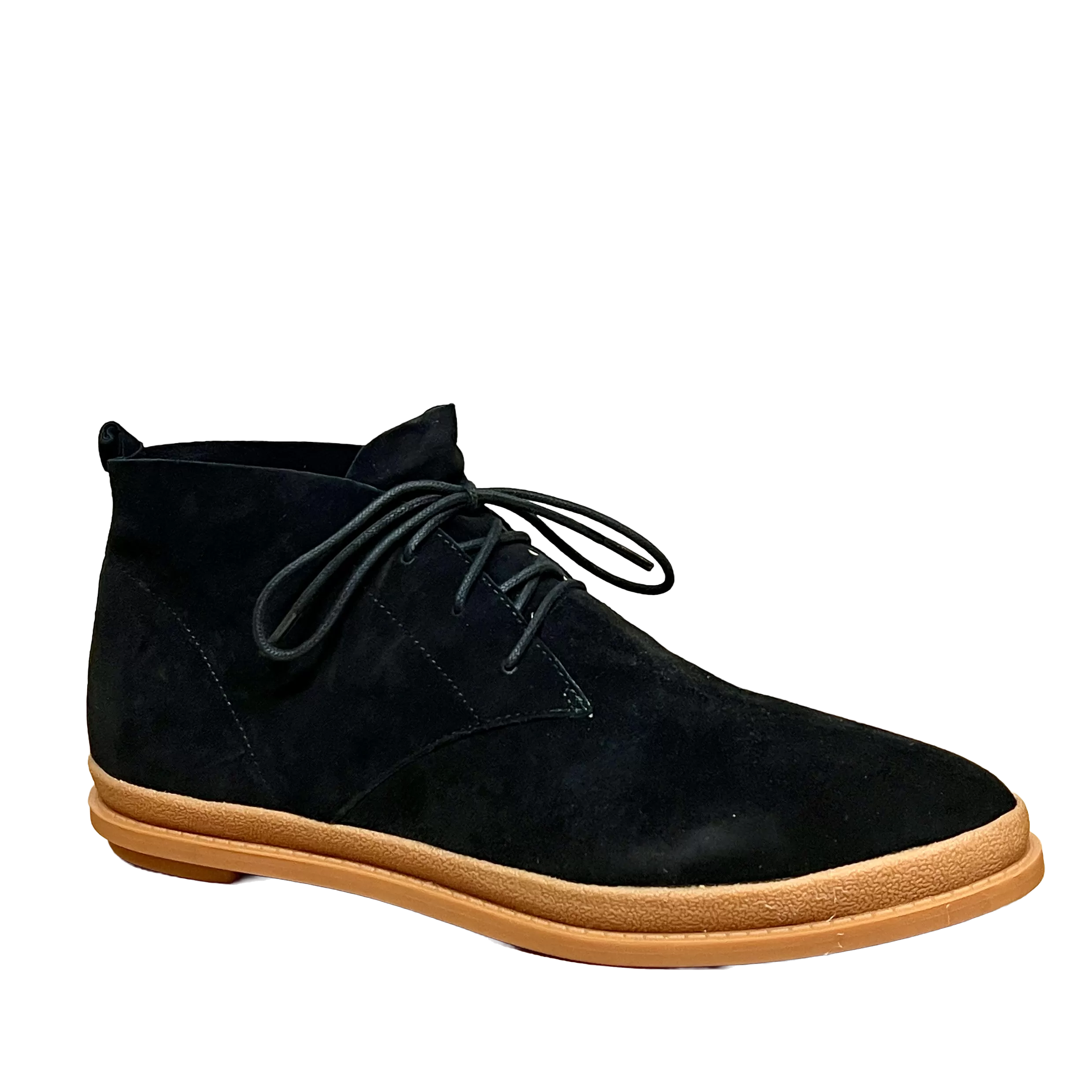 FRENCH CONNECTION Women's Patsie Desert Boot -Black-  Butter Suede