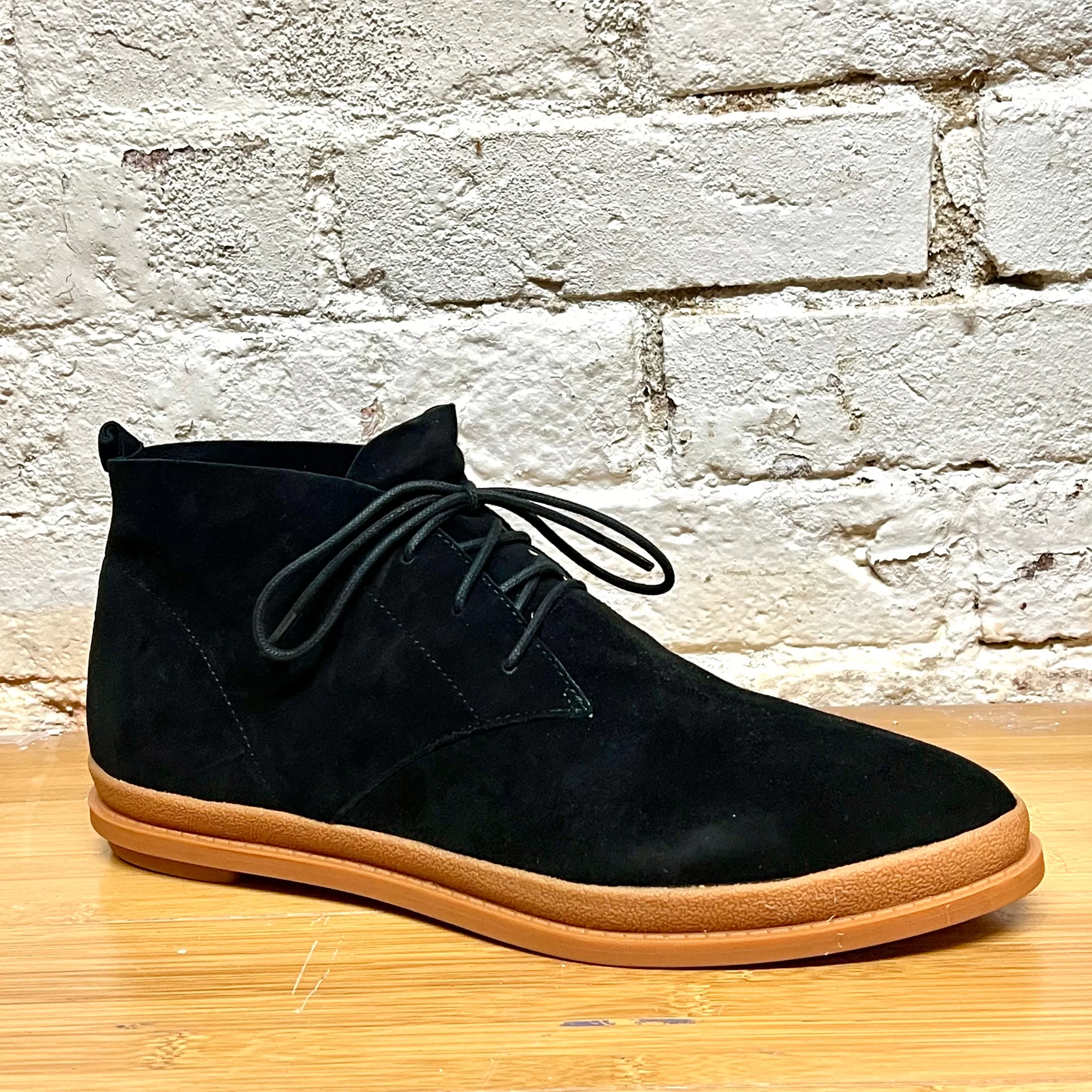 FRENCH CONNECTION Women's Patsie Desert Boot -Black-  Butter Suede