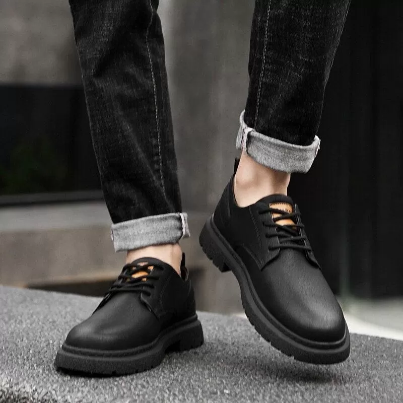 GE212 Men's Leather Oxford Classic Formal Footwear Casual Shoes