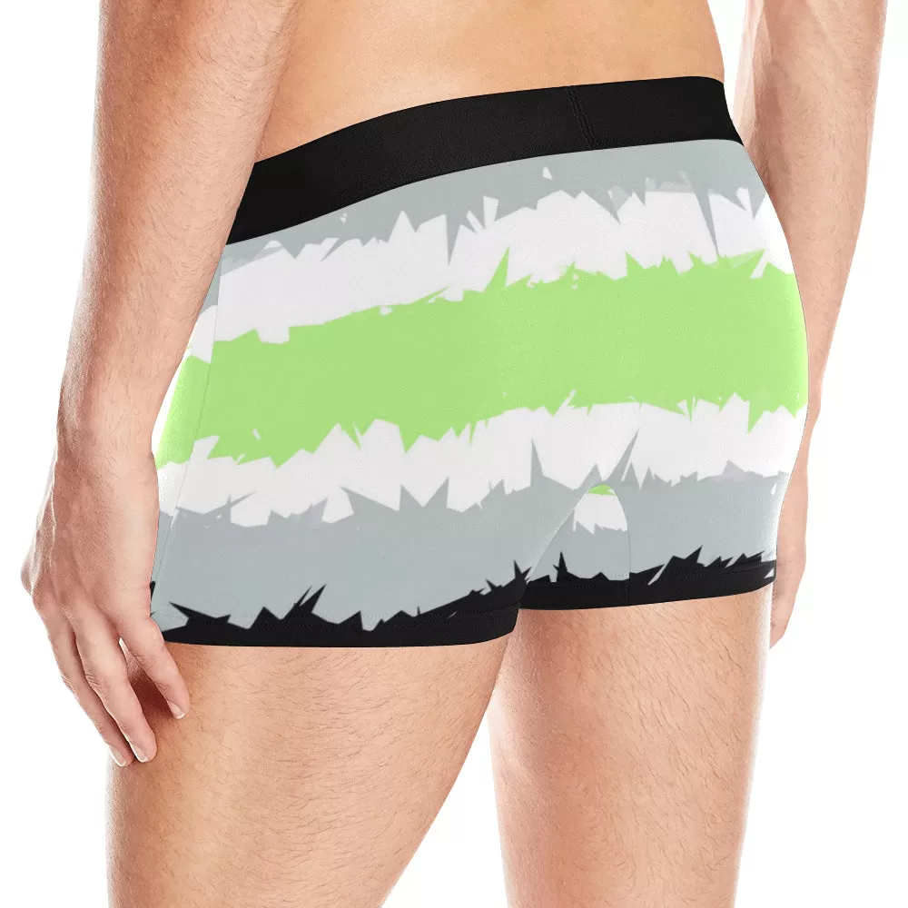 Geometric Agender Pride Boxer Briefs