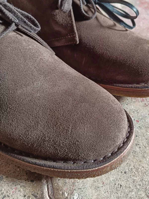 Greenflex Suede shoes, Dark Chestnut