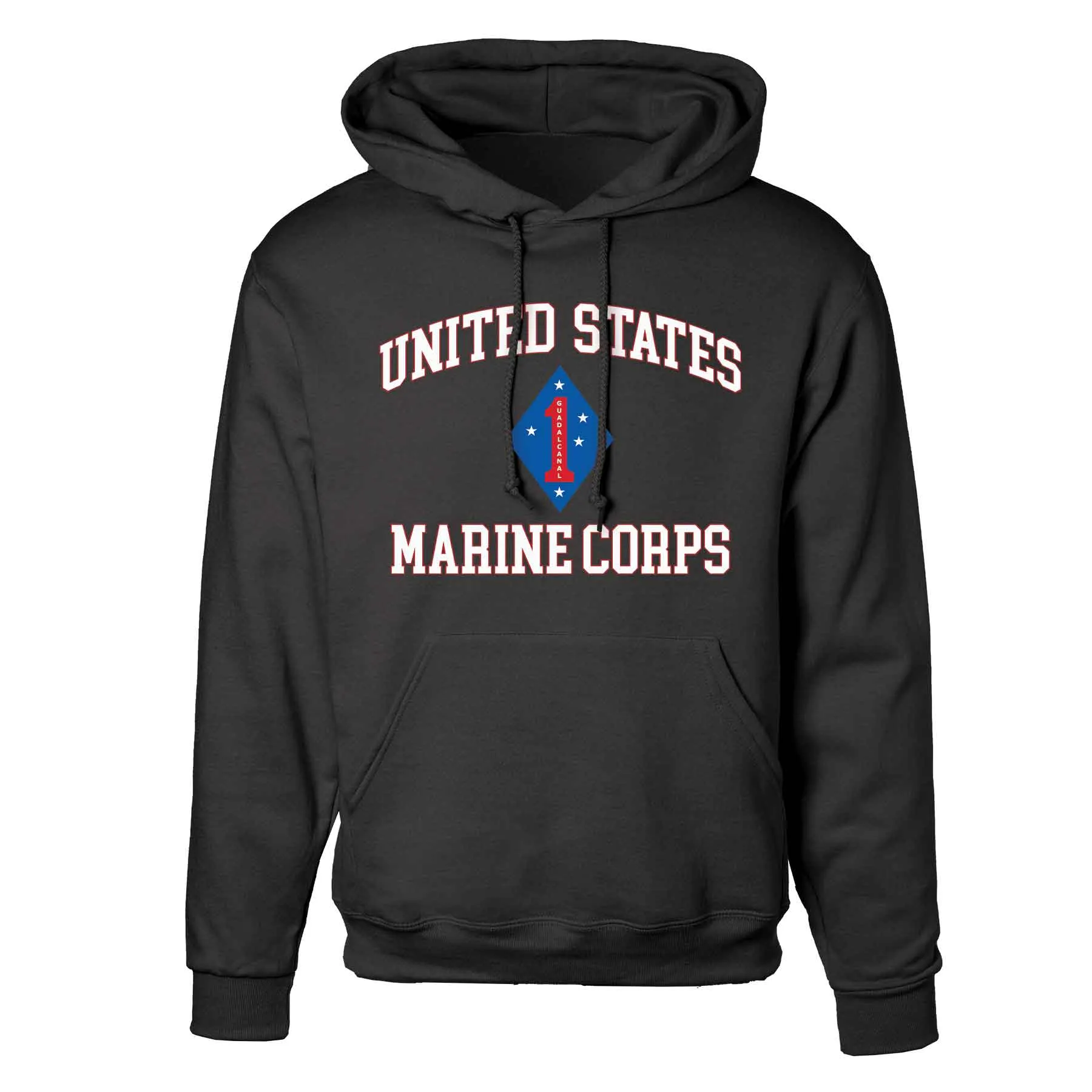 Guadalcanal 1st Marine Division USMC Hoodie