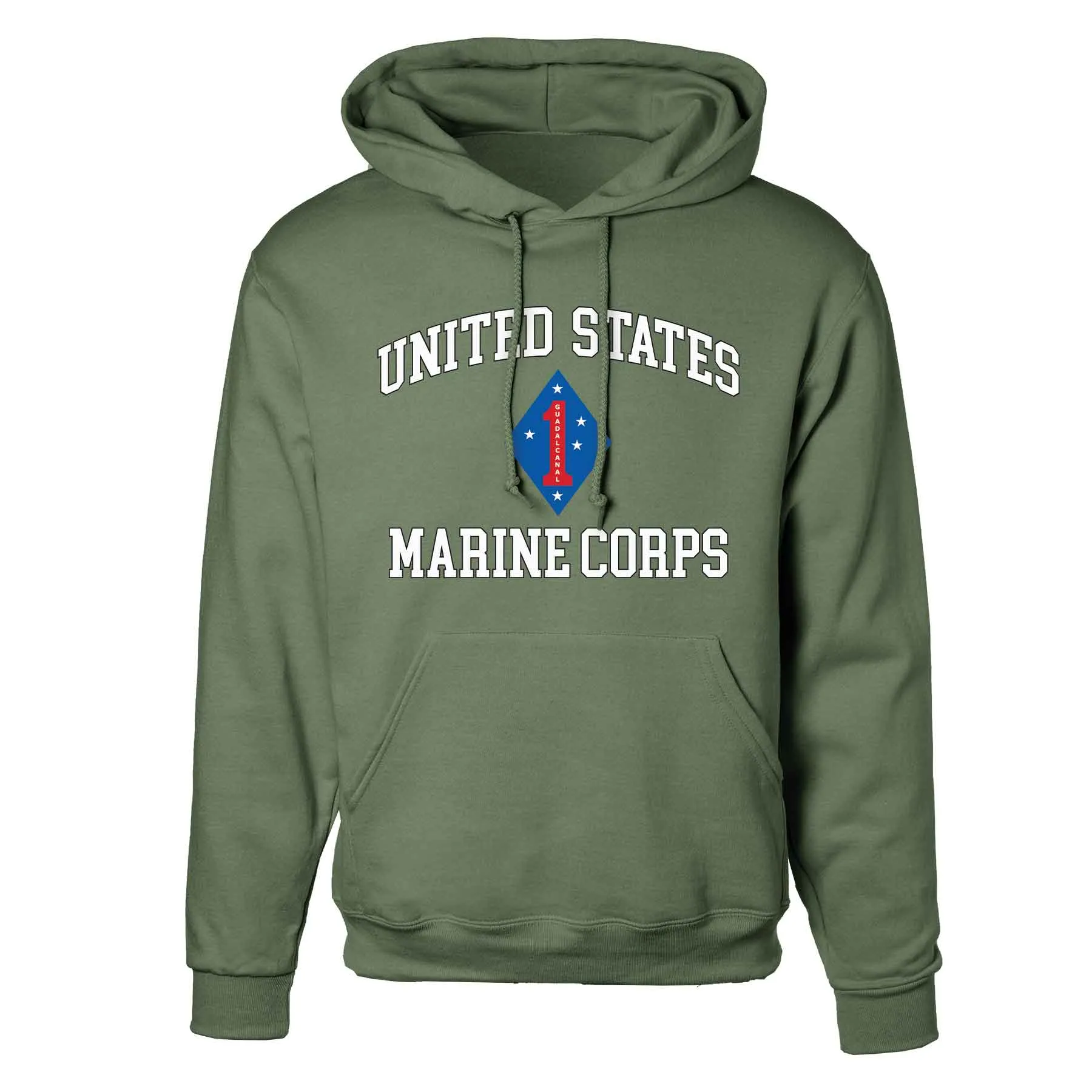 Guadalcanal 1st Marine Division USMC Hoodie