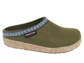 Haflinger Clogs Grizzly Franzl Olive