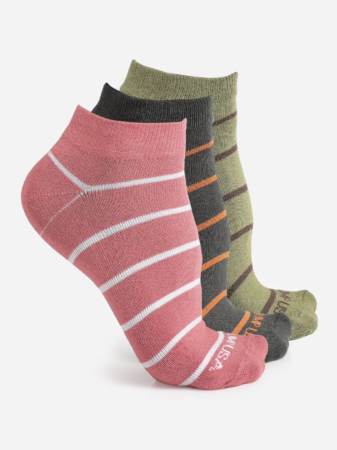 JUMP USA Men Pack Of 3 Assorted Above Ankle-Length Socks