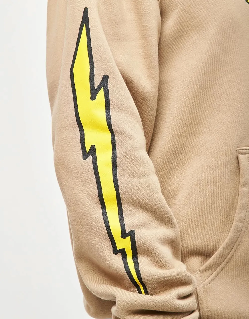 Krooked Bird Lightening Pullover Hoodie - Sandstone/Yellow